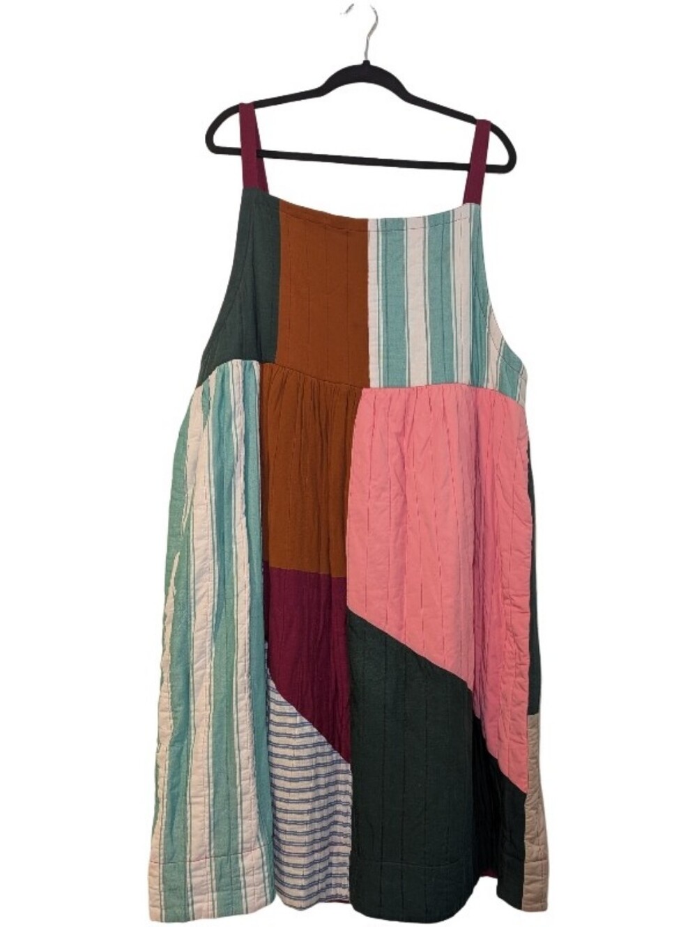 Doodlage Upcycled Perle Dress | Quilted & Patchwork | Handmade In India